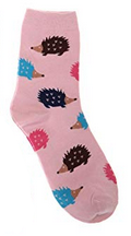 Hedgehog Socks - Pink