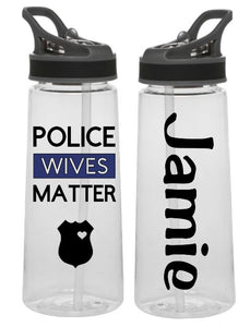 Sports Bottle - Police Wives Matter