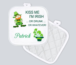 Potholder - Kiss Me I'm Irish