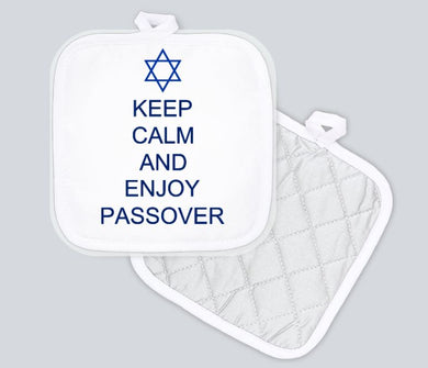 Potholder - Keep Calm and Enjoy Passover