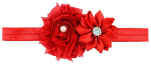 Infant Headband with Flower and Rhinestone