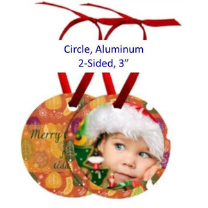 Round Ornament - 3" - Two-Sided