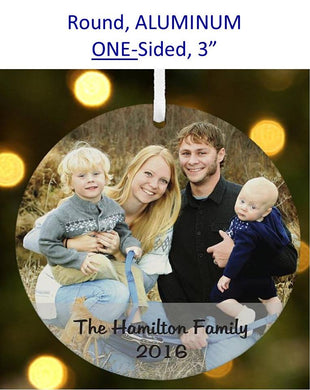 Round Ornament - One-Sided - 3