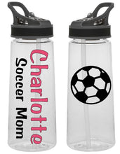 Sports Bottle - Soccer (Name, Mom or Dad)