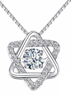 Star of David Necklace, Sterling Silver