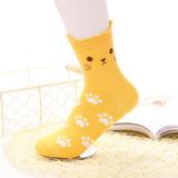 Cat Socks - Yellow