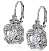Swarovski Sterling Silver Earrings - Silver-Rose-Gold