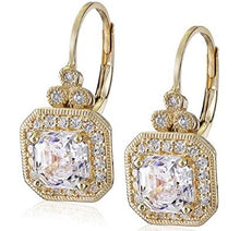 Swarovski Sterling Silver Earrings - Silver-Rose-Gold
