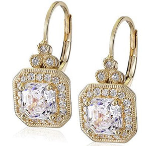 Swarovski Sterling Silver Earrings - Silver-Rose-Gold