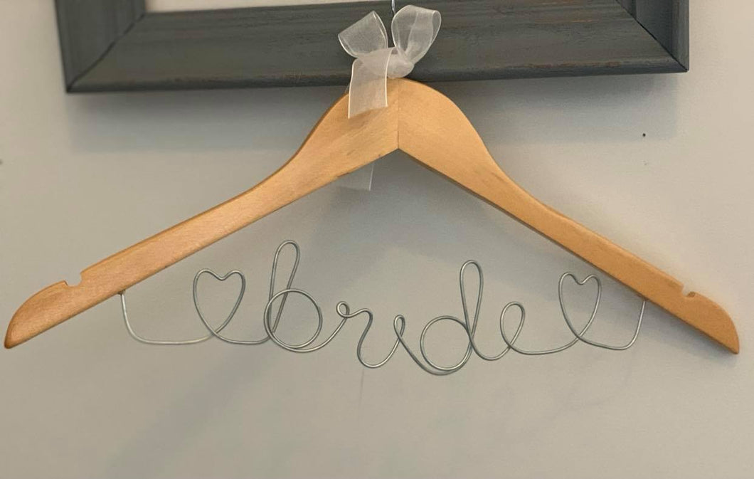 Bride Hanger - Wood