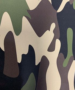 Camo Sports Bottle with Pop Up Straw