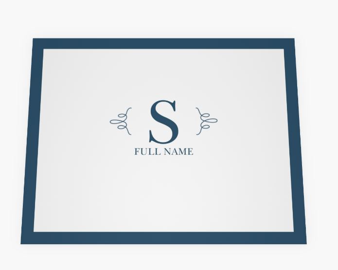 Custom Stationary - Folded Cards
