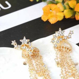 Shooting Star Earrings Gold or Siver tone