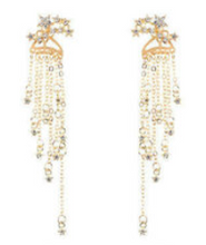 Shooting Star Earrings Gold or Siver tone
