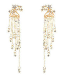 Shooting Star Earrings Gold or Siver tone