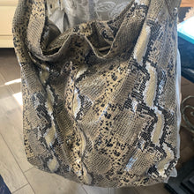 Express Preowned Faux Snake Skin Hobo