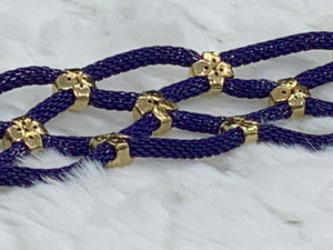 Blue Mesh Magnetic Bracelet