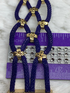Blue Mesh Magnetic Bracelet