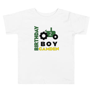 Tractor Birthday Shirt - Choose Age/Name
