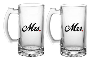 Mr. and/or Mrs. - Set of 2 Glasses