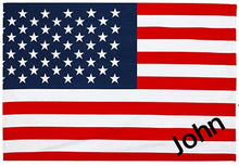 American Flag Beach Towel - Can be Personalized w/ Name and/or Military Branch