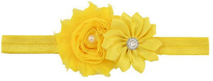Infant Headband with Flower and Rhinestone